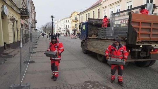 Deptak w Lublinie odgrodzony. Będzie przebudowa