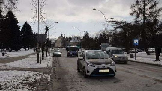 Potrącenie pieszego w Zamościu 