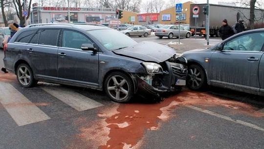 Wypadek na ul. Lubelskiej w Puławach