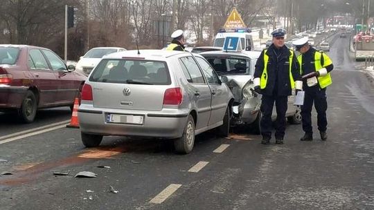 Wypadek na ul. Piłsudskiego w Lublinie