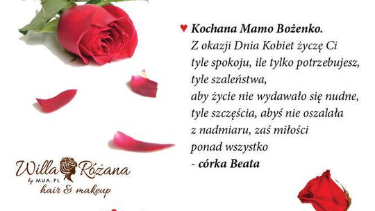 Wasze życzenia z okazji Dnia Kobiet