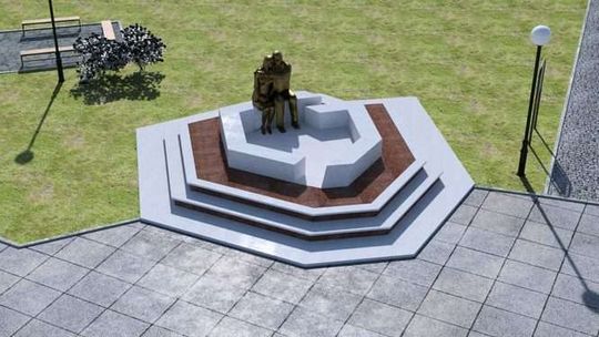 Koncepcja pomnika Lecha i Marii Kaczyńskich w Lublinie autorstwa PiS