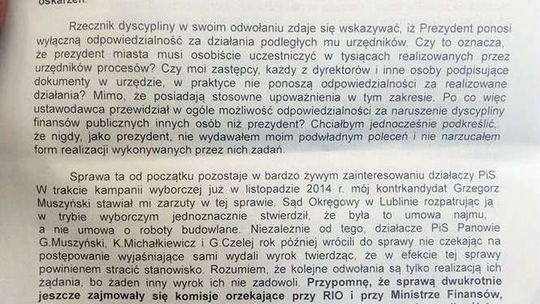 Oświadczenie Krzysztofa Żuka