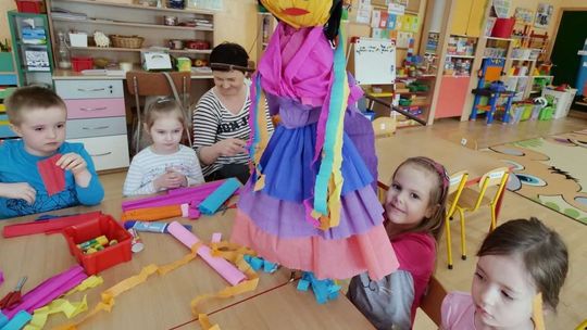 Przedszkole nr 5: Marzanna już gotowa na pierwszy dzień wiosny