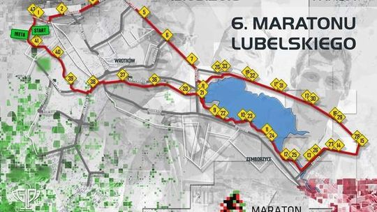 6. Maraton Lubelski. Trasa biegu