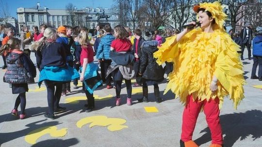 Wyścig kaczek w Lublinie. Akcja promocyjna