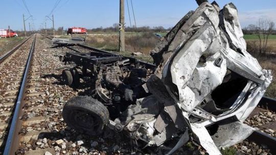Wypadek na przejeździe kolejowym w miejscowości Nagórnik