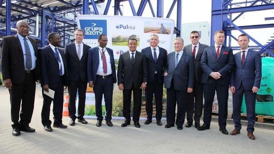 Prezydent Etiopii z wizytą w puławskich Azotach Prezydent Etiopii z wizytą w puławskich Azotach