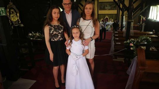 Pierwsza komunia święta w Dysie