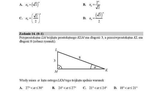 Matura 2018 matematyka. Poziom podstawowy - arkusze CKE