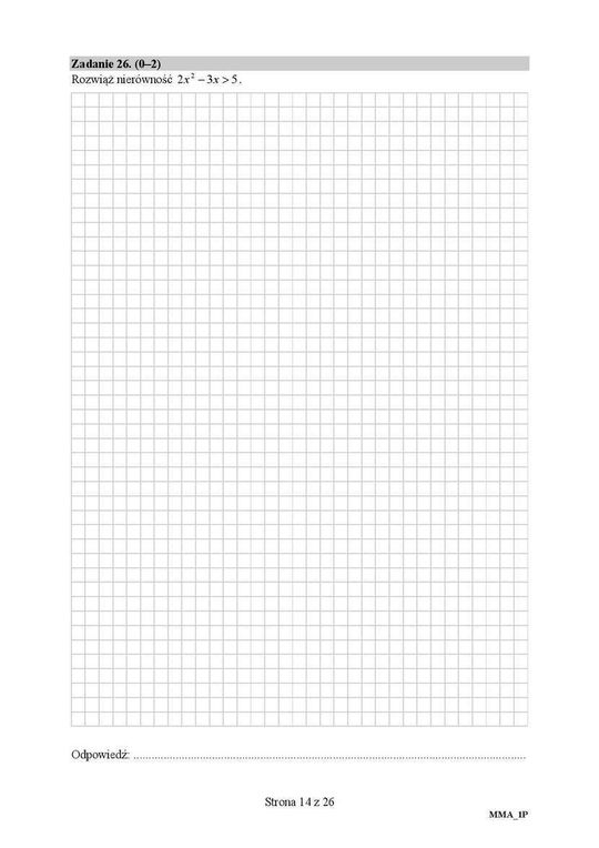 Matura 2018 matematyka. Poziom podstawowy - arkusze CKE