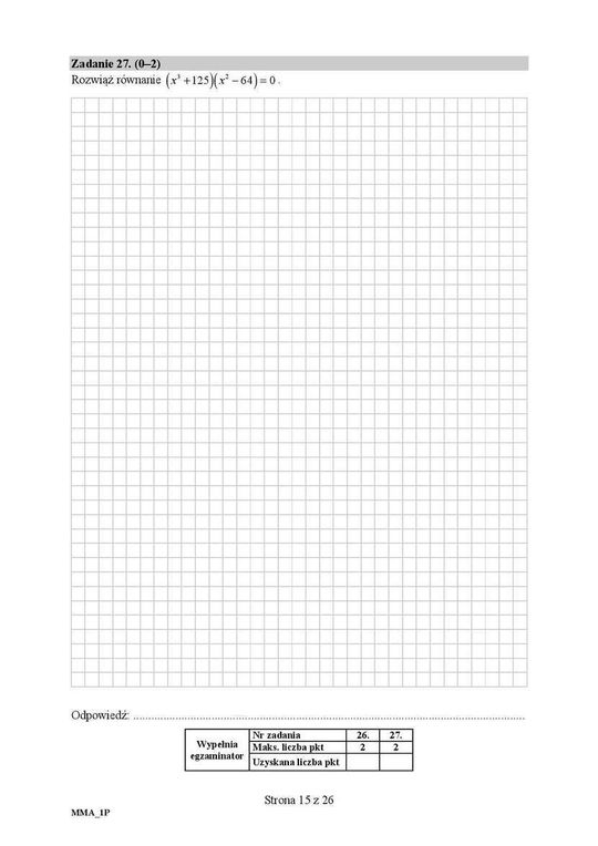 Matura 2018 matematyka. Poziom podstawowy - arkusze CKE