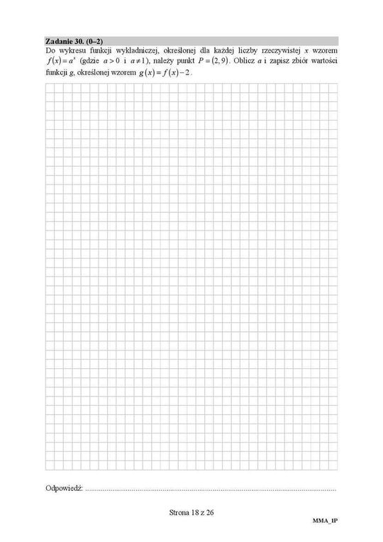 Matura 2018 matematyka. Poziom podstawowy - arkusze CKE