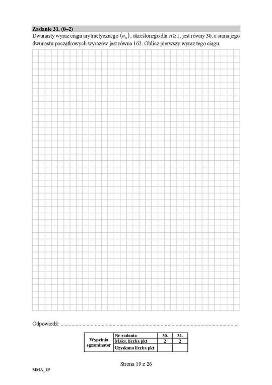 Matura 2018 matematyka. Poziom podstawowy - arkusze CKE
