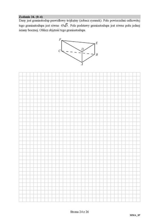 Matura 2018 matematyka. Poziom podstawowy - arkusze CKE