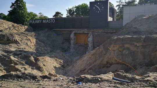 Przebudowa linii kolejowej. Dworzec Puławy Miasto