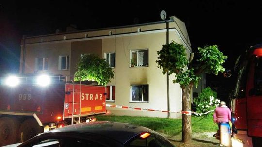 Pożar w Terespolu. Trzy osoby w szpitalu Pożar w Terespolu. Trzy osoby w szpitalu