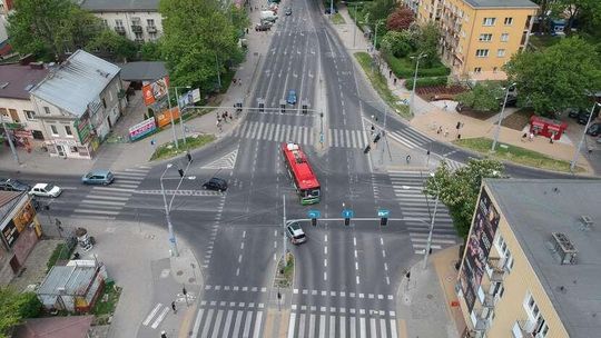 Sterowanie doświadczalne na skrzyżowaniu w centrum Lublina