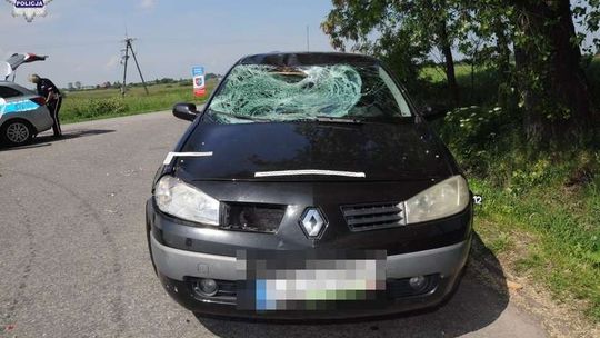 Potrącenie rowerzystki 