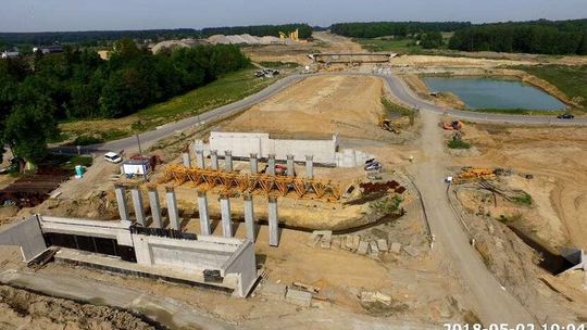 Budowa S17 Garwolin - Gończyce. Maj 2018