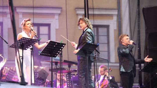 Piotr Rubik na Rynku Wielkim w Zamościu