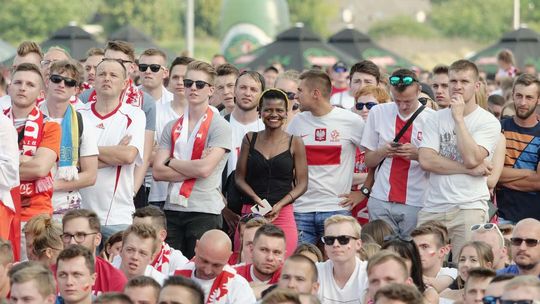 Zendaya Sithole w strefie kibica w Lublinie Zendaya Sithole w strefie kibica w Lublinie