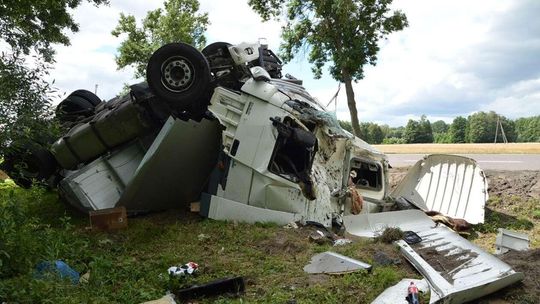 Wypadek na K2 w miejscowości Tłuściec Wypadek na K2 w miejscowości Tłuściec