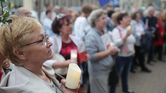 Protest w obronie Sądu Najwyższego