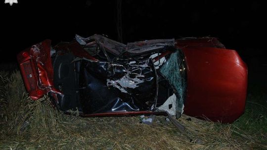 Wypadek w miejscowości Hostynne Kolonia