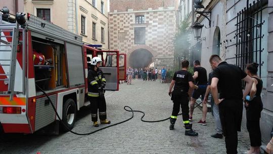 Akcja strażaków na Starym Mieście