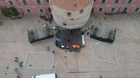 Spektakl na dziedzińcu Zamku Lubelskiego. Pogrom w przyszły wtorek