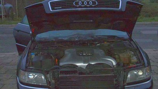 Zamość: Pożar samochodu na parkingu