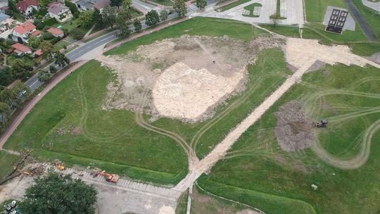 Błonia w Puławach i okolice. Zdjęcia z drona