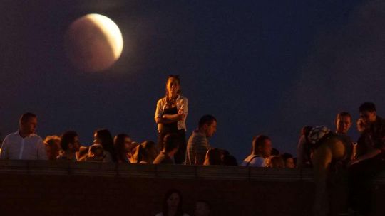 Zaćmienie Księżyca nad Lublinem
