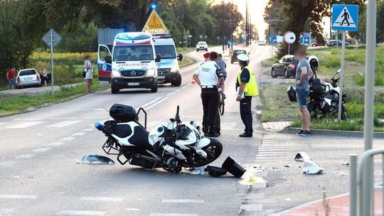 Wypadek na skrzyżowaniu ul. Franczaka Lalka i Jagiellończyka w Lublinie