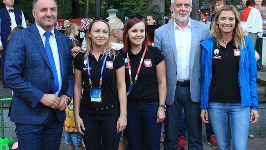 Zawodczniki z Grzegorzem Kapustą i Andrzejem Ćwiekiem