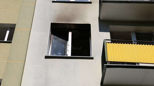 Trzy osoby ranne w pożarze w Lublinie przy ul. Pozytywistów
