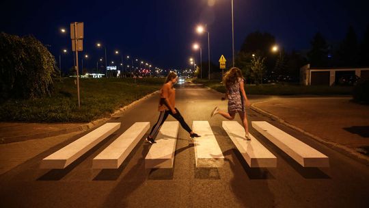 Przejście dla pieszych 3D w Zamościu