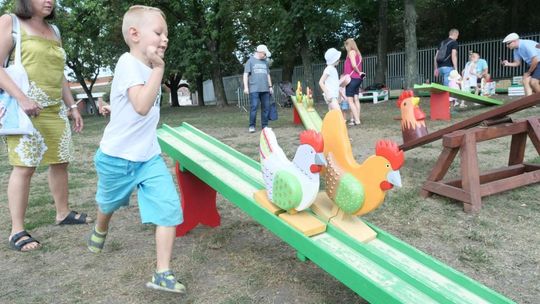 Jarmark Jagielloński: plac zabaw na Błoniach pod Zamkiem