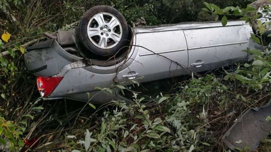 Wypadek w Kaplonosach 26.08.2018