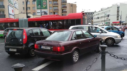 Awaria sygnalizacji świetlnej w centrum Lublina