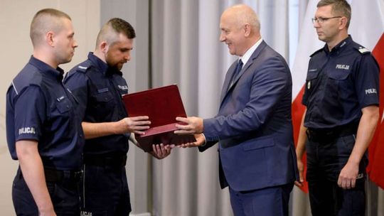 Nagrodzeni policjanci
