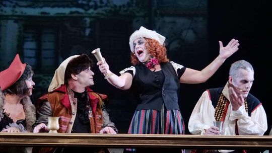 Teatr im. Osterwy: spektakl pt Kram z piosenkami reż. Jerzy Połoński