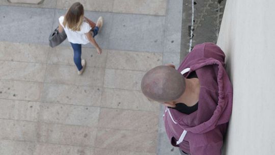 Manekin przy Krakowskim Przedmieściu w Lublinie