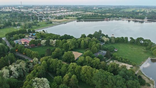 Zalew Zemborzycki w Lublinie. Zdjęcia z drona