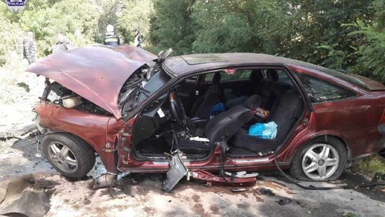 Wypadek w miejscowości Rudno 16.09.2018