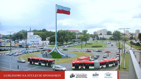 Zbudują wielki maszt na rondzie koło Zamku w Lublinie