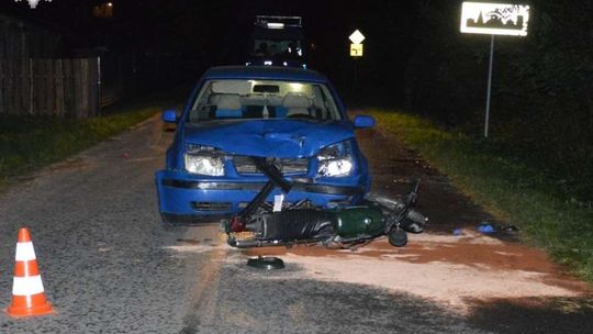 Wypadek między miejscowościami Andrzejówka i Bukowa