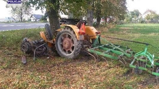 Wypadek w miejscowości Władysławów Wypadek w miejscowości Władysławów