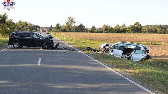 Paprotnia: Zderzenie czterech aut